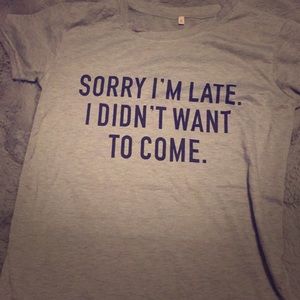 Gray tee
